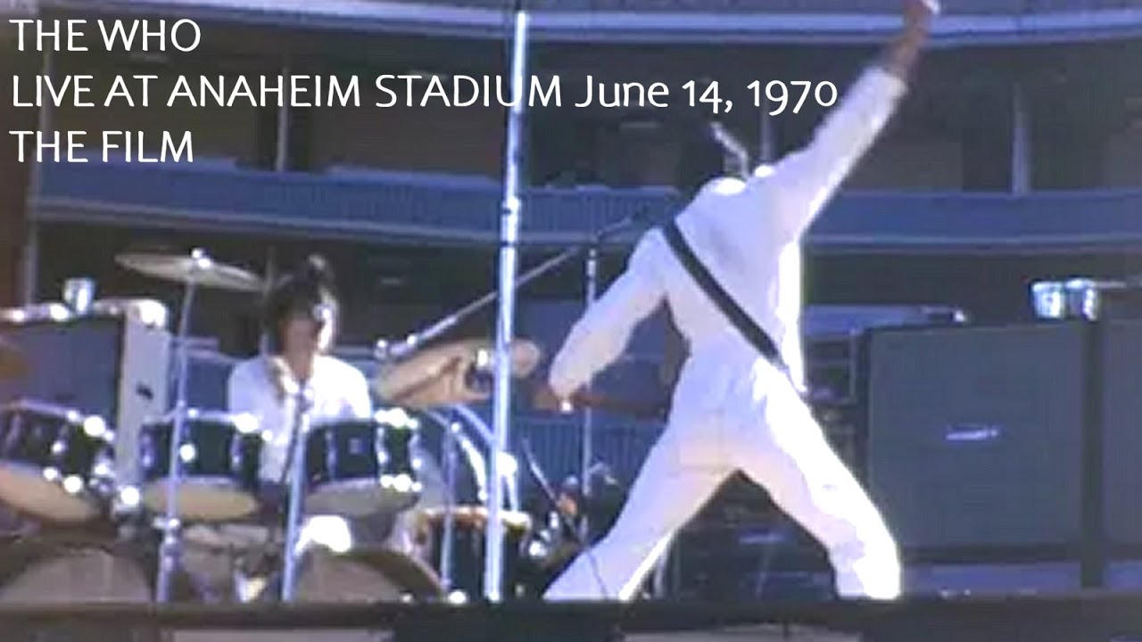 THE WHO LIVE AT ANAHEIM STADIUM - JUNE 14, 1970 - ORIGINAL 8mm FILM!