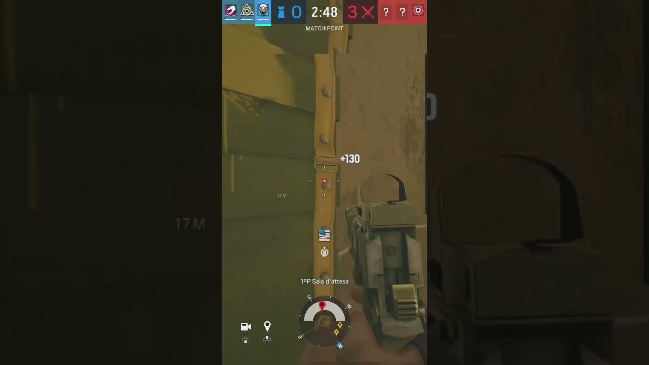 The desperate 1 Tap with ELA&rsquo;s pistol #r6s #shorts #youtubegaming #ps5share