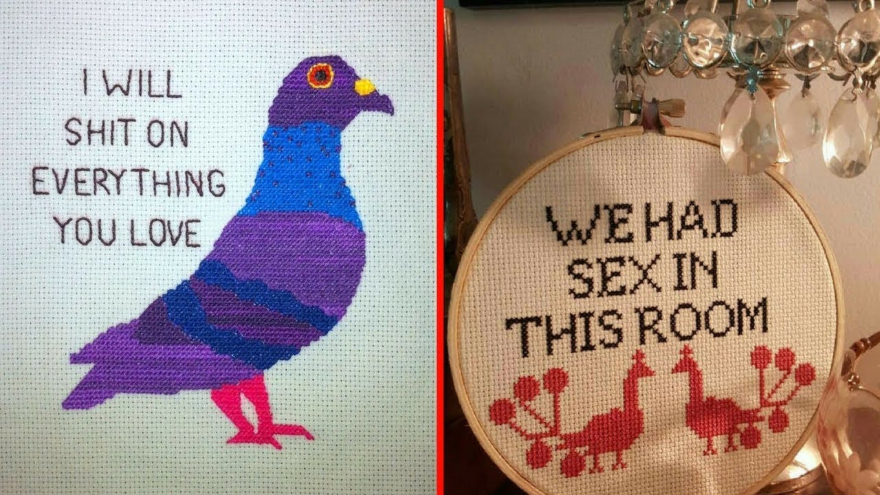 Badass Cross Stitches - Funny Embroidery