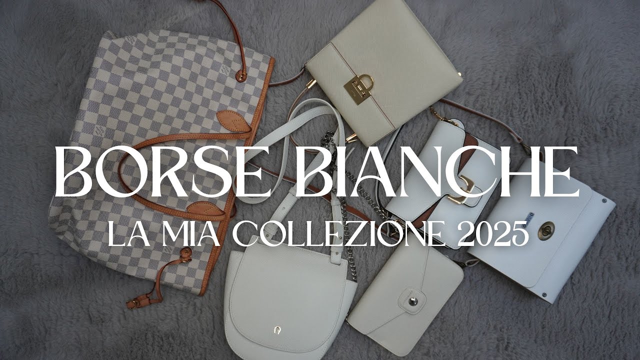 COLLEZIONE Di BORSE BIANCHE | WHITE BAG COLLECTION | Longchamp, Coccinelle, Louis Vuitton, Ferragamo