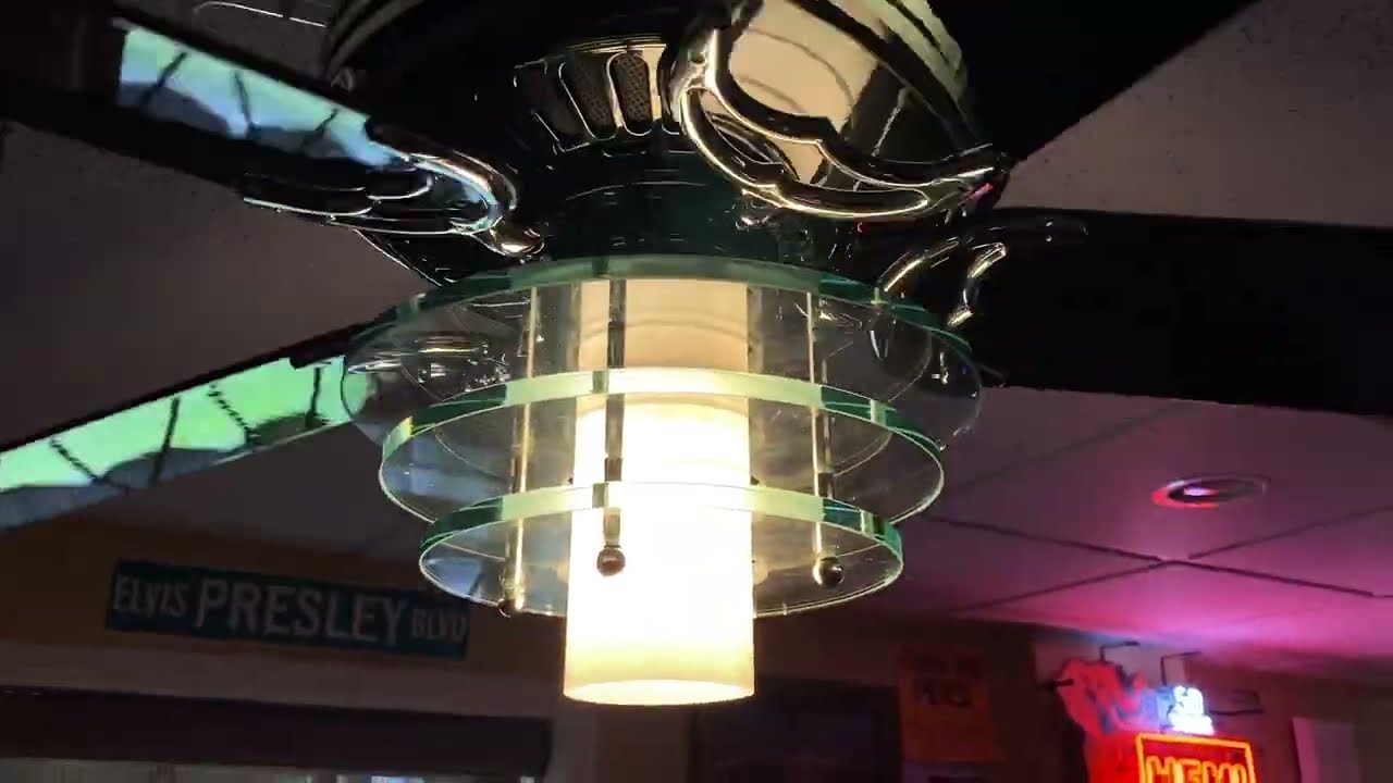 Vintage Electronic Ceiling Fan + LED Bulb Experimentation - Casablanca Spirit of Saturn