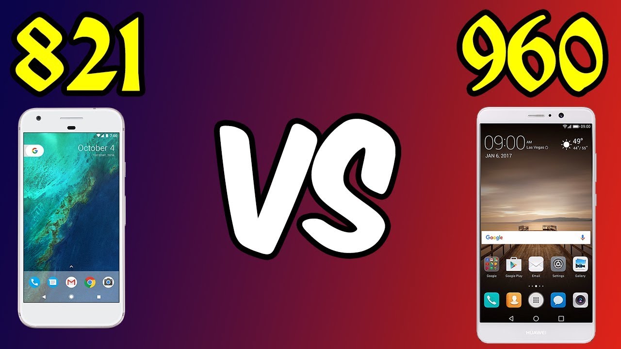 💥Snapdragon 821 vs Kirin 960 📱 Google Pixel XL vs Huawei Mate 9 ! 🔥 [4K]