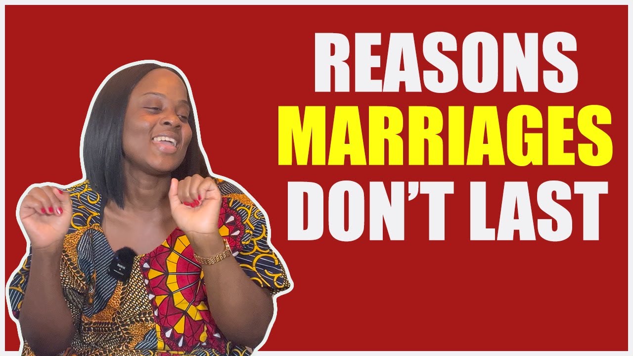 4 Reasons Most Marriages Don't Last (Part 1).