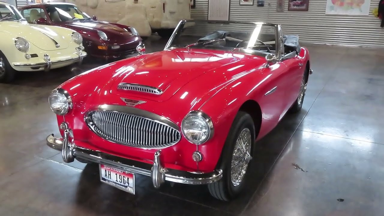 C-3085 1964 Austin Healey BJ8 Walk Around and Test Drive