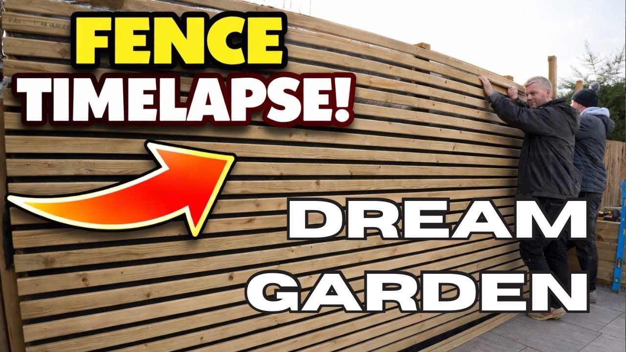From Nothing to Stunning Fence in Minutes (Timelapse)