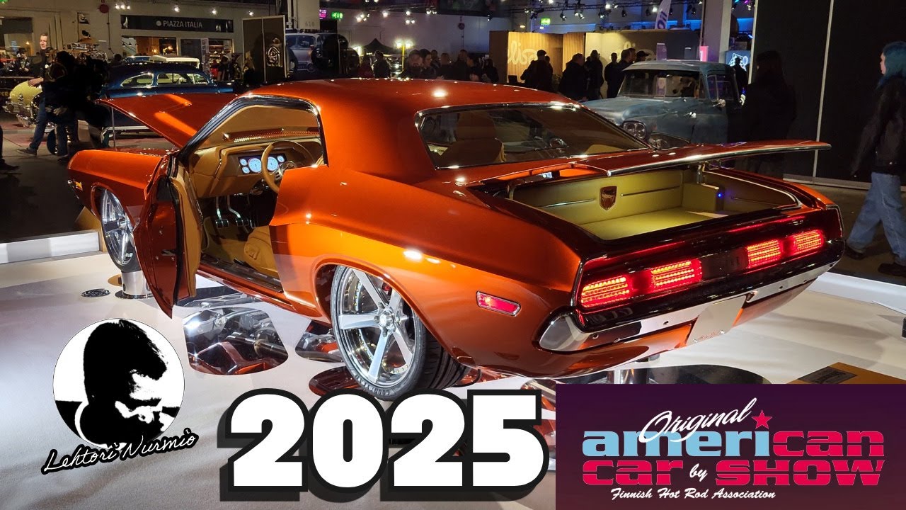 American Car Show 2025 - Hienoja autoja esill&auml;!