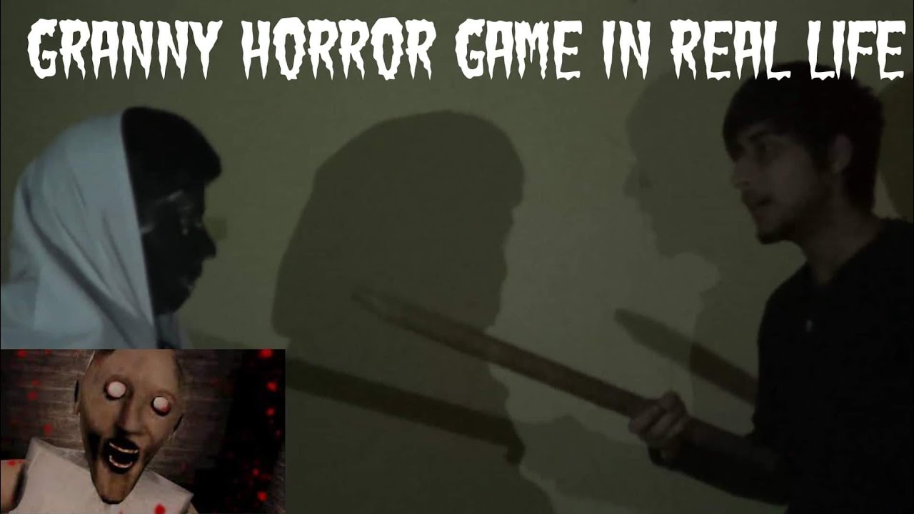 Granny Horror Game in real life | Funny video