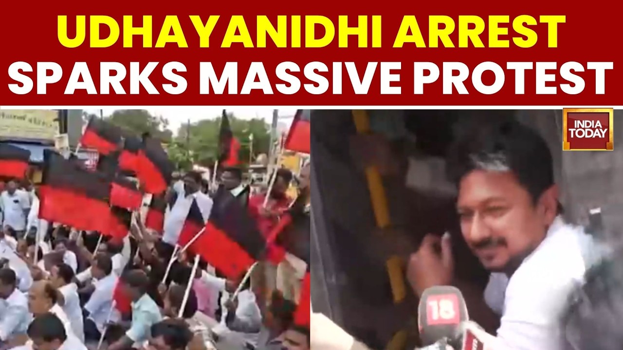 Protests Escalate In Thanjavur Over Udhayanidhi Stalin Arrest; DMK Battles In Madras HC | Trisha