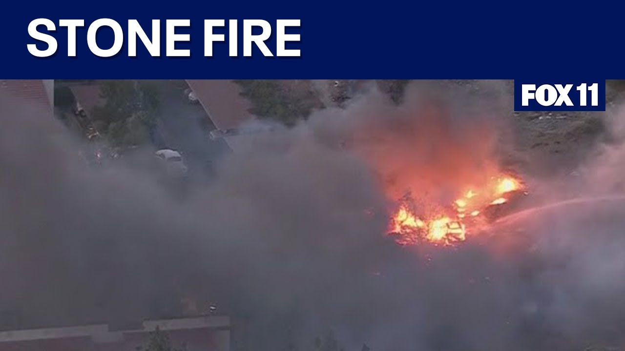 Stone Fire: New fire breaks out near homes in Sylmar area