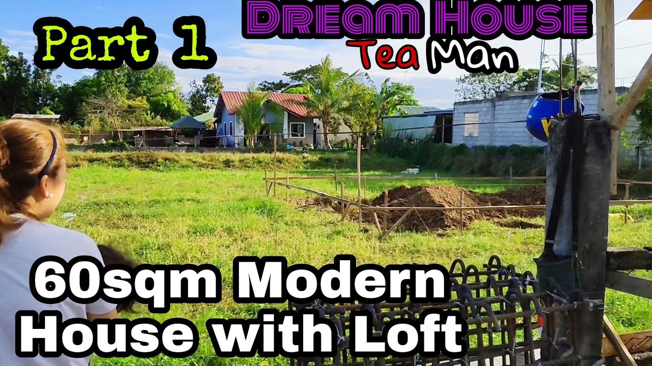 60sqm Modern House with Loft | Dream House @teamantayo | Part 1 Day 1