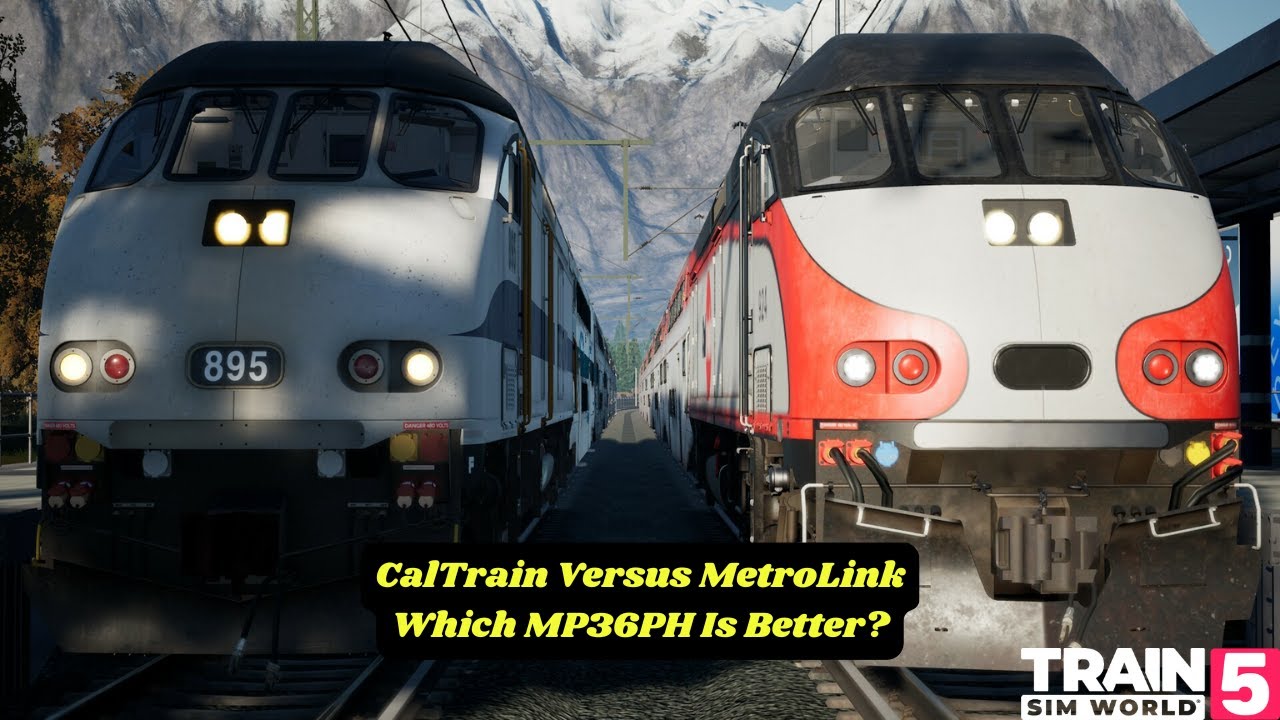 CalTrain Versus MetroLink | Which MP36PH Is Better? | Train Sim World 5