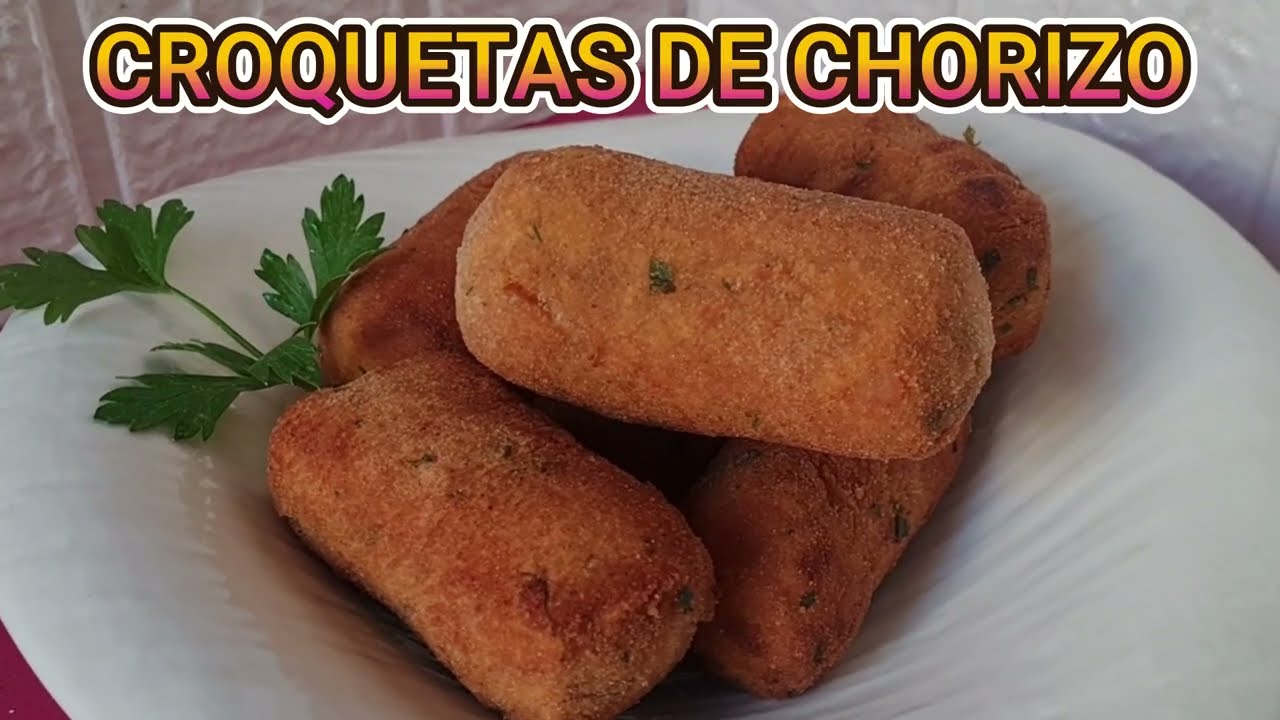 Croquetas de chorizo Asturiano. El aperitivo por excelencia (SUBTITULADO)