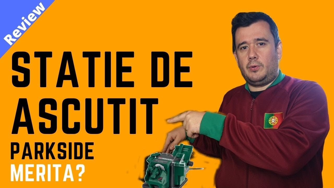 Statia de ascutit cutite Parkside de la Lidl - Merita? (REVIEW)