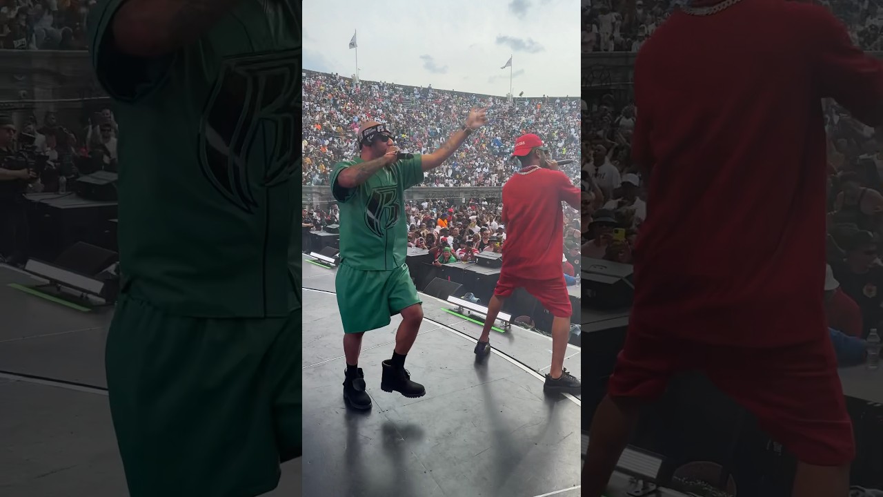 Baby Cham & Swizz Beatz 🔥 @ Rock The Bell.. 🔥🔥🔥
