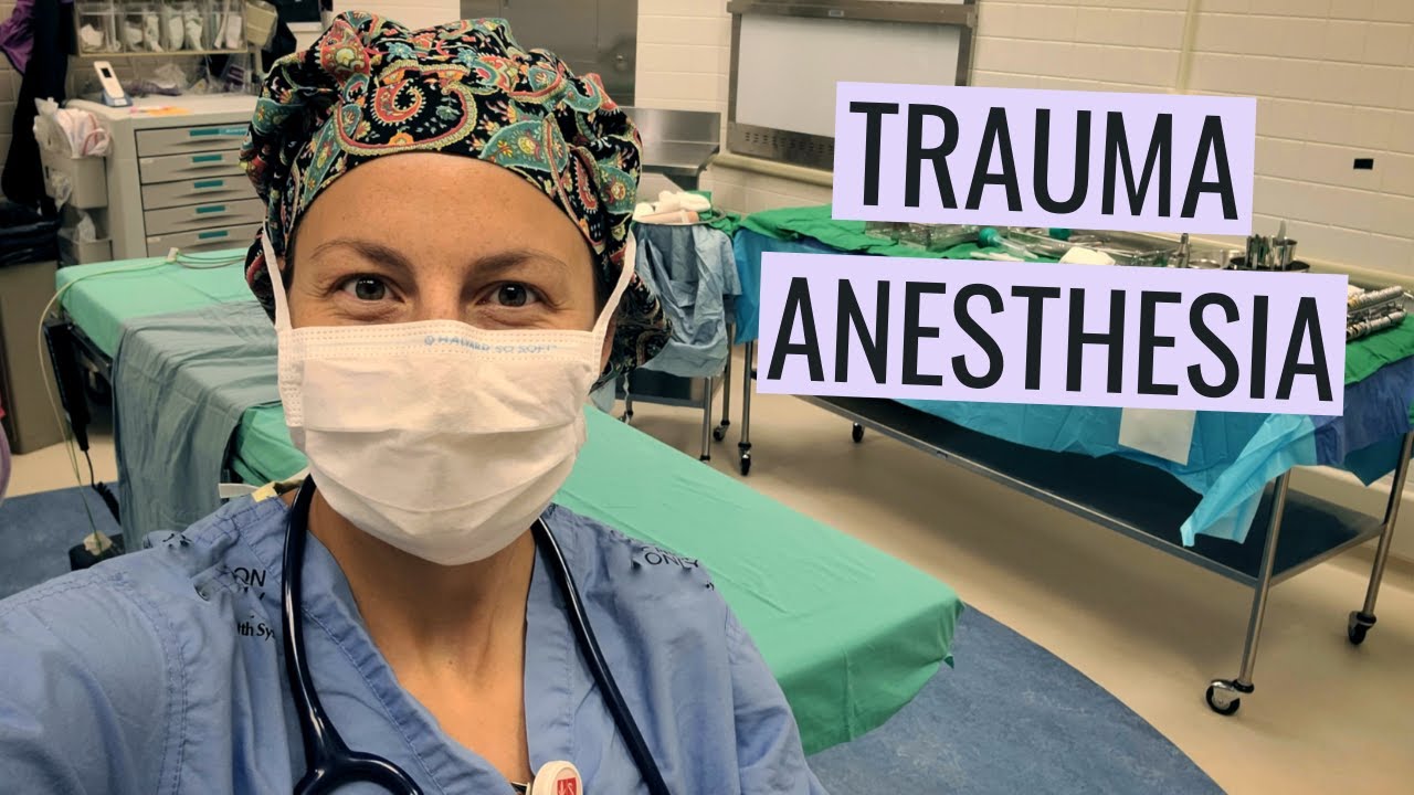 CRNA DAY IN THE LIFE | ANESTHESIA IN A TRAUMA HOSPITAL