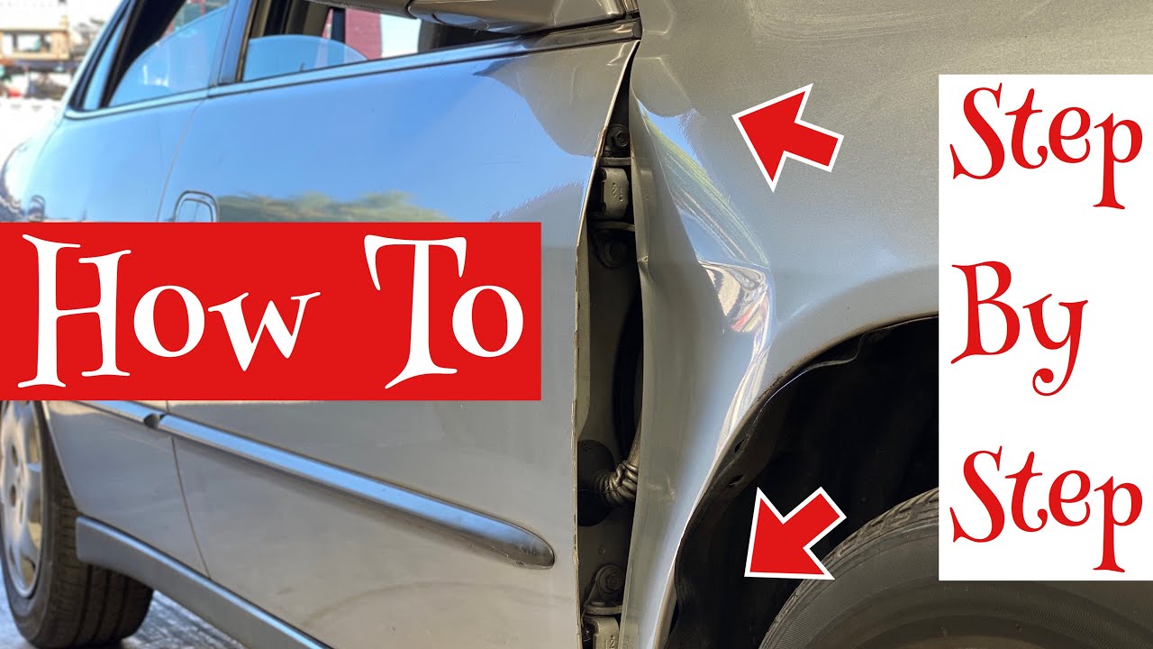 How to Paintless Dent Repair! | Body Work Right Side Repair!