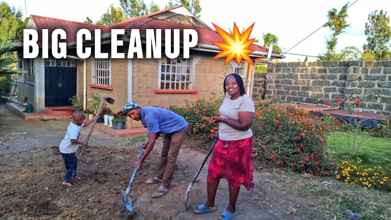 Big Cleanup at Our Dream Home 🏡 | Cleaning After Building & Organic Cassava Dinner 🌿🔥