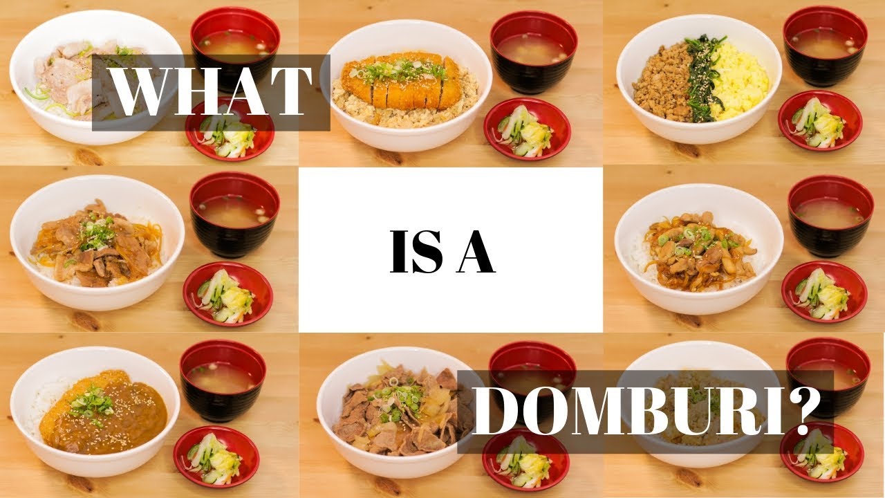 What is a Domburi? - K's Japanese Kitchen