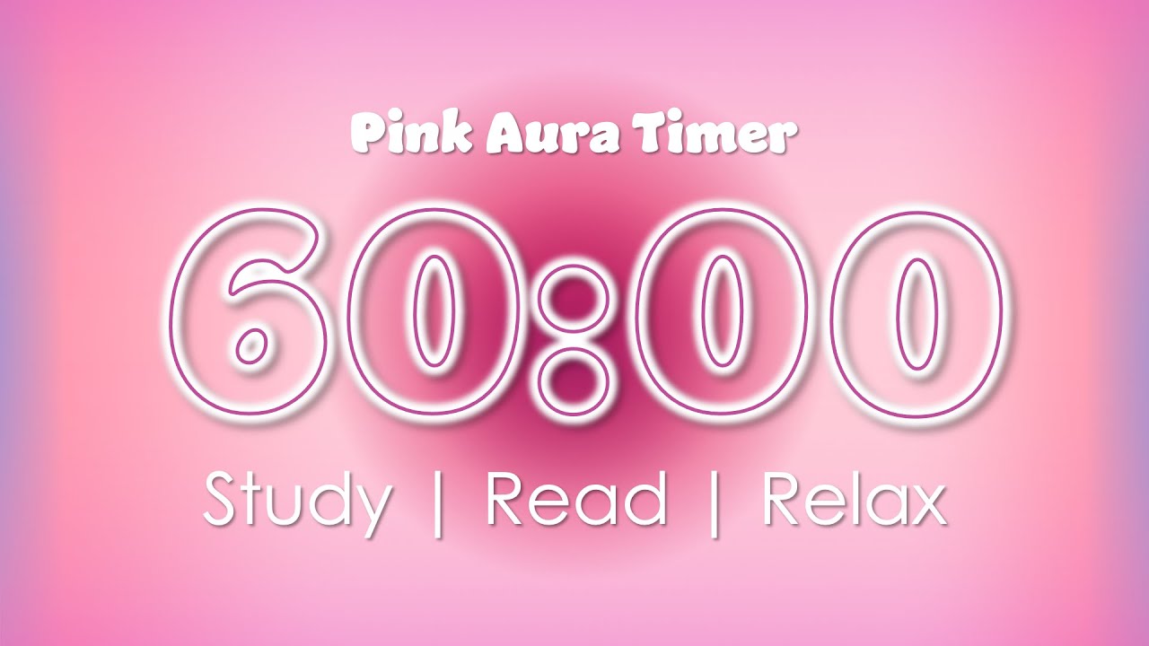60 Minute Pink Aura Timer Binaural Beats for Emotional Healing