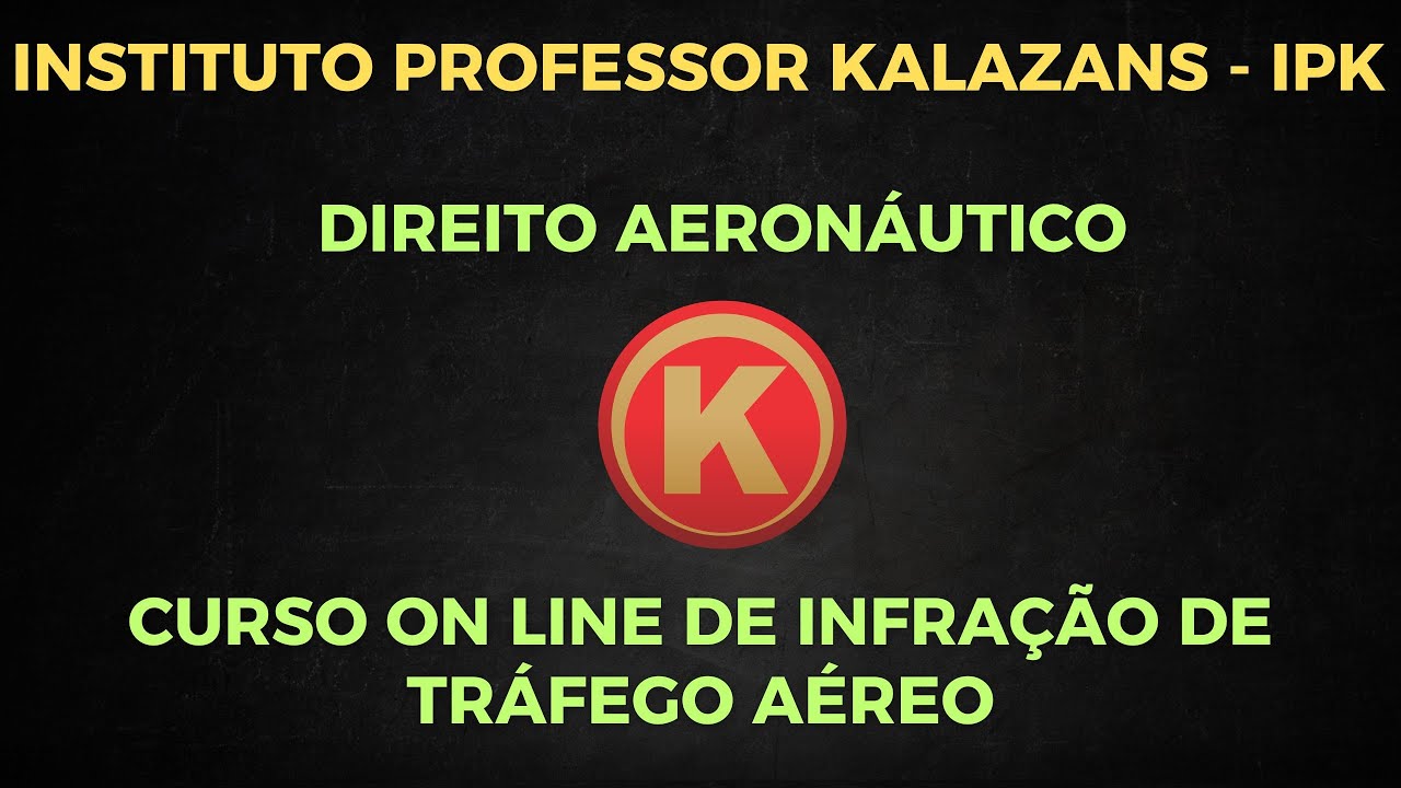 DIREITO AERONÁUTICO - CURSO ON LINE DE INFRAÇÃO DE TRÁFEGO AÉREO (ITA).
