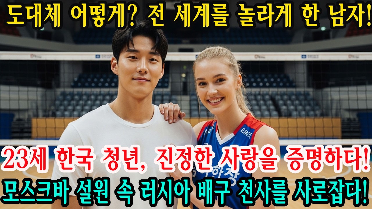 VIRAL ‼️ 그는 어떻게 해냈을까? 23세 한국 청년이 눈 덮인 모스크바에서 러시아 배구 ‘여왕’의 마음을 사로잡다,그리고 그녀의 결말 | 감동적인 이야기 | 오디오북