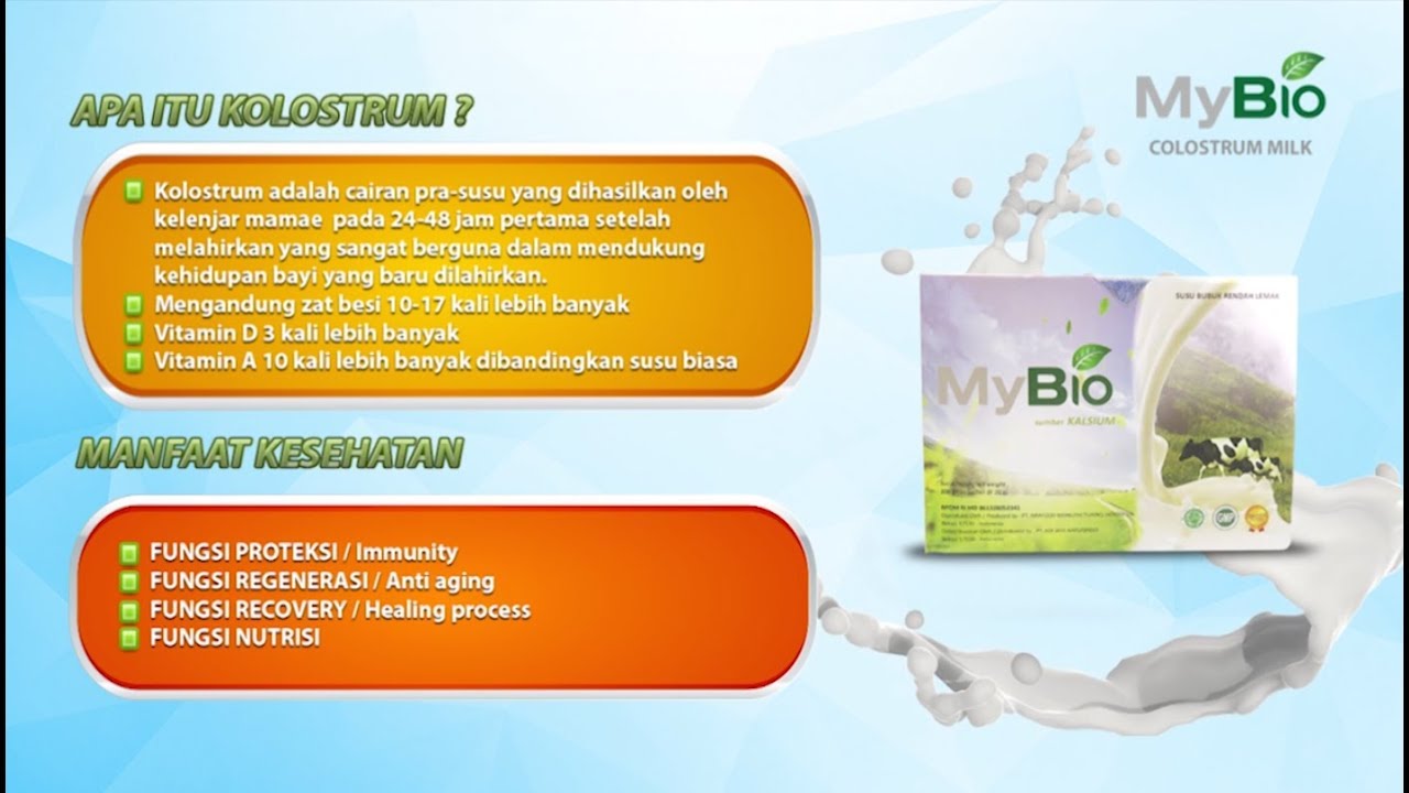 Komposisi Mybio Susu Kolostrum Part.2