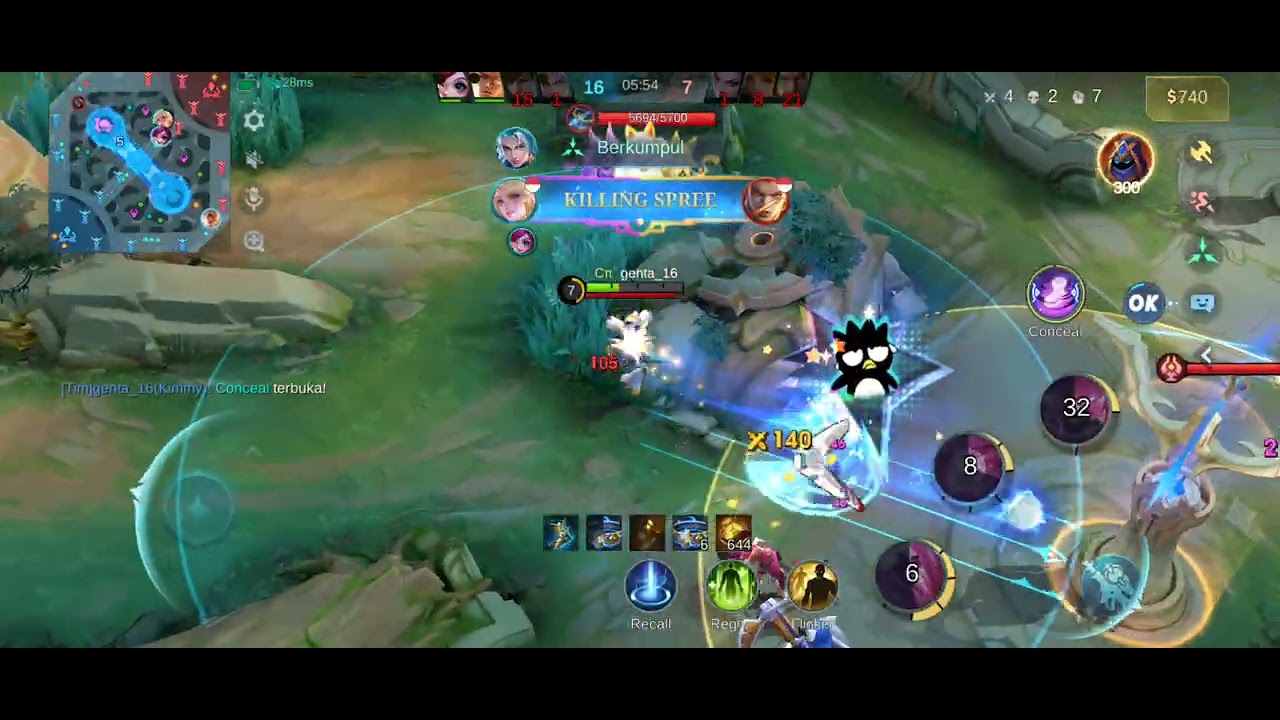 kimmy build slow #mobilelegends #gameplay #game 