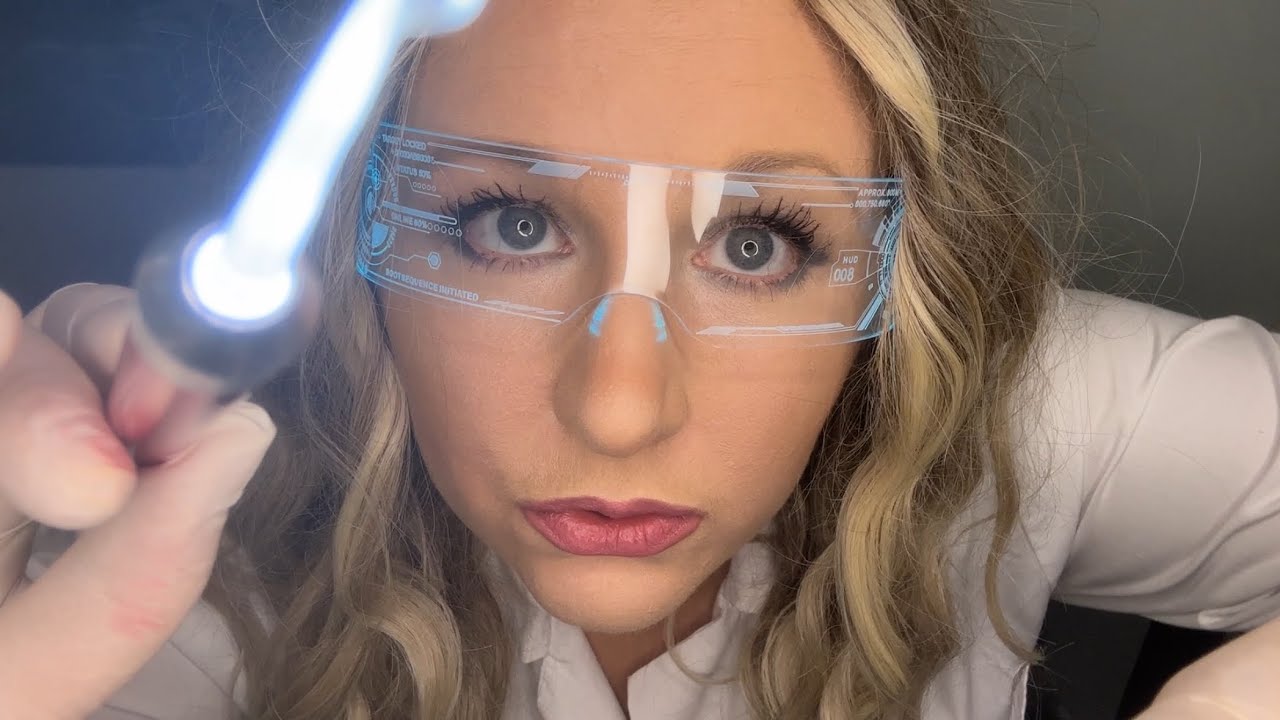 ASMR Face Measuring Futuristic