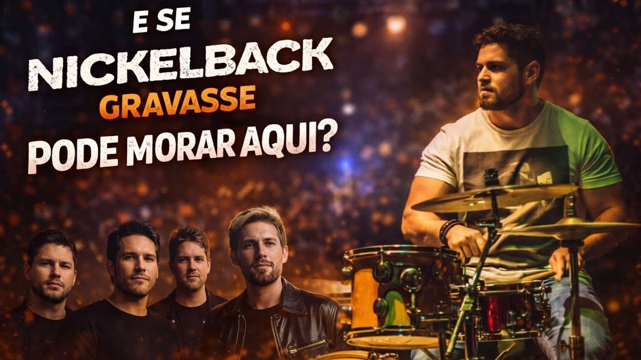 Se  Nickelback gravasse Pode morar aqui de Theo Rubia I Drum cover