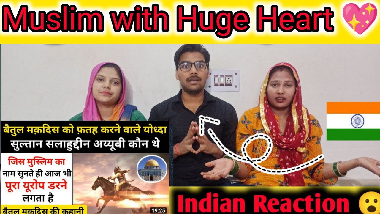 Indian Reaction on Real History Of Sultan Salahuddin Ayyubi | R.H Network | Nomadic RK