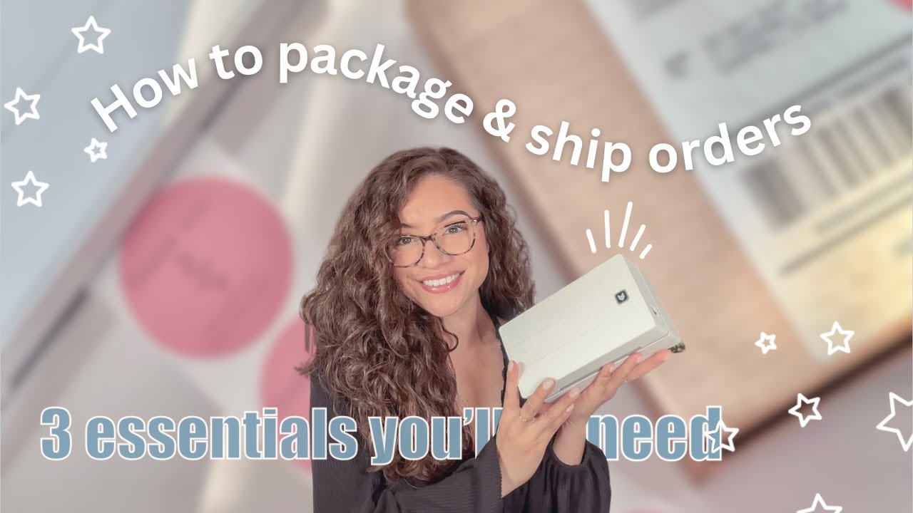 How to package and ship Etsy orders | Unboxing 🌿 MUNBYN Thermal Label Printer🌿