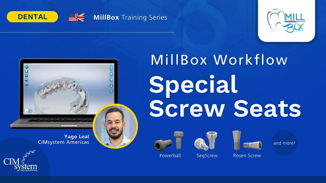 MillBox Tutorial: Special Screw Seats Workflow (Powerball, Rosen, SegScrew, etc.)