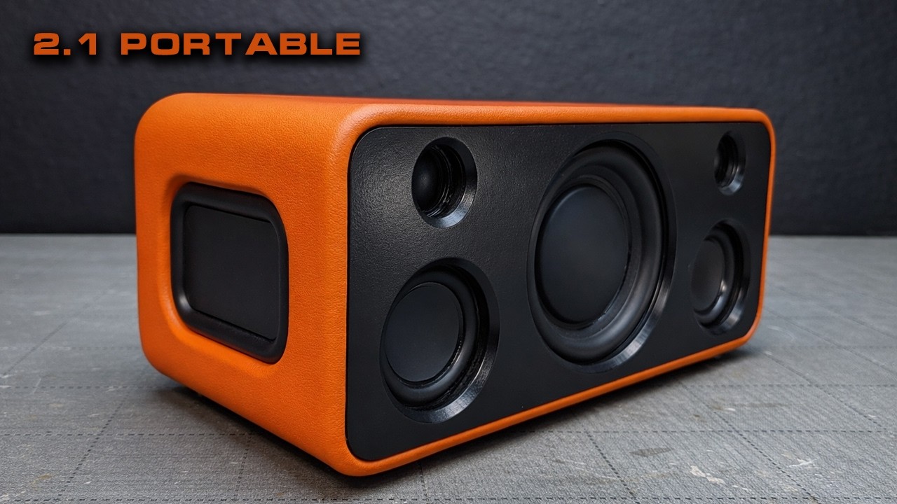 A 5-Speaker 2.1 System… In One Portable Box
