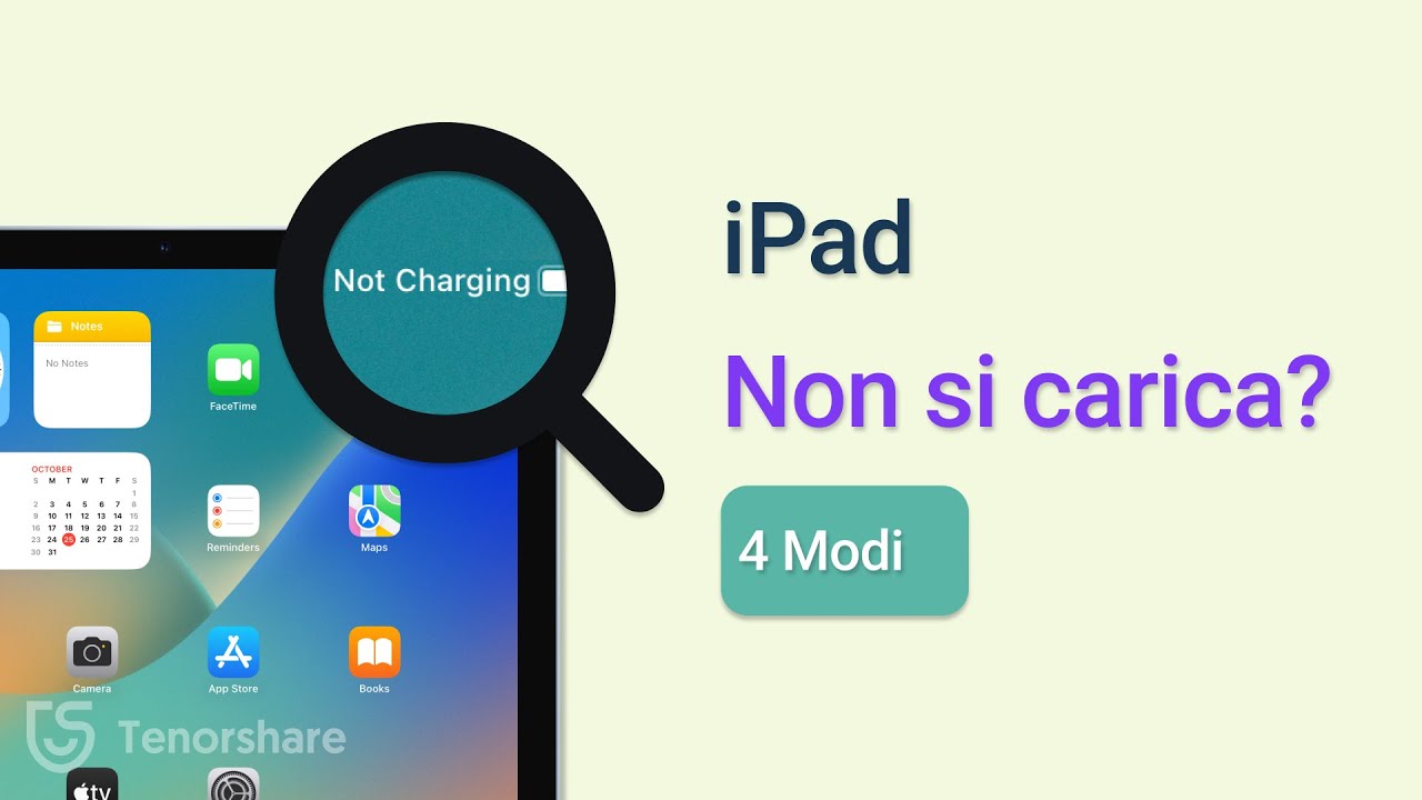 iPad non si carica? I 4 modi migliori per riparare iPad Pro/Air/Mini (supportato da iPadOS 17)