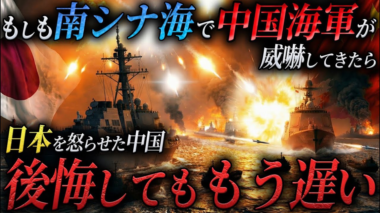 【日本の本気】もしも南シナ海で日本の護衛艦が中国艦隊を反撃で撃退したら【AIシミュレーション】