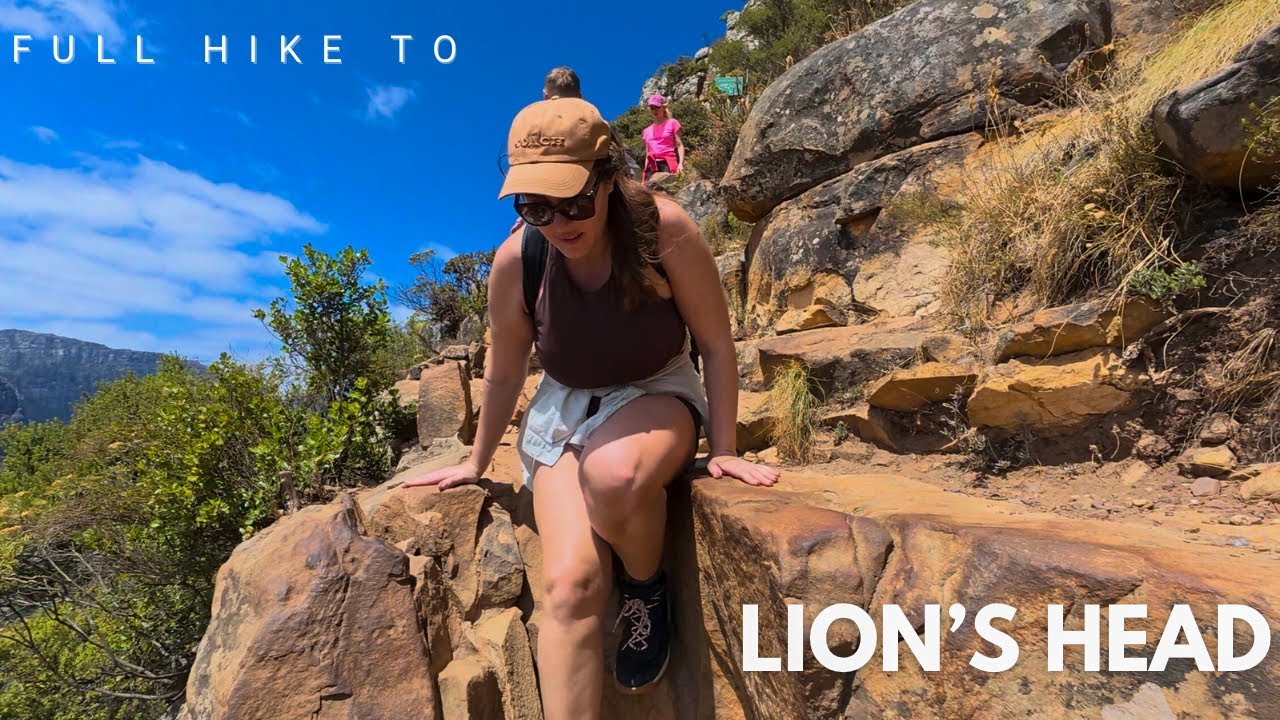 Hiking Lion’s Head Cape Town 🇿🇦 | BEST Beginner Hike + Full Route (Up & Down!)