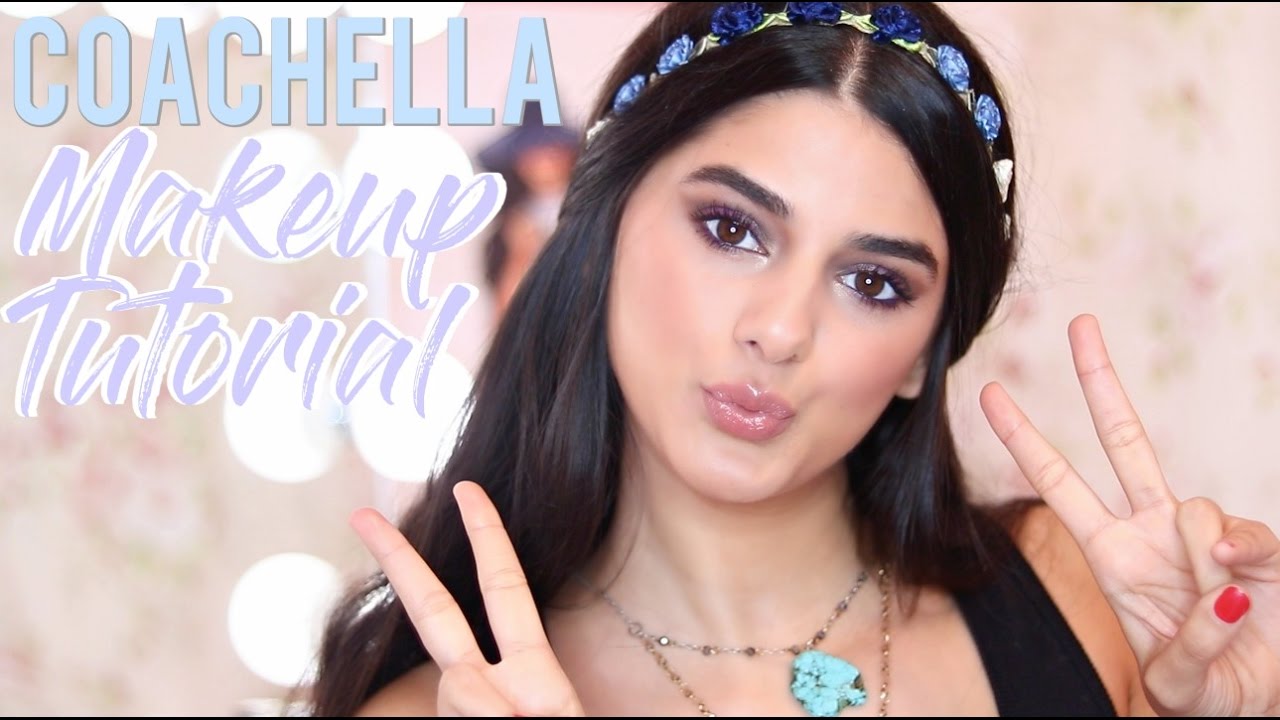 COACHELLA INSPIRED MAKEUP TUTORIAL | Julia Dantas x Melody Sedgh Collab