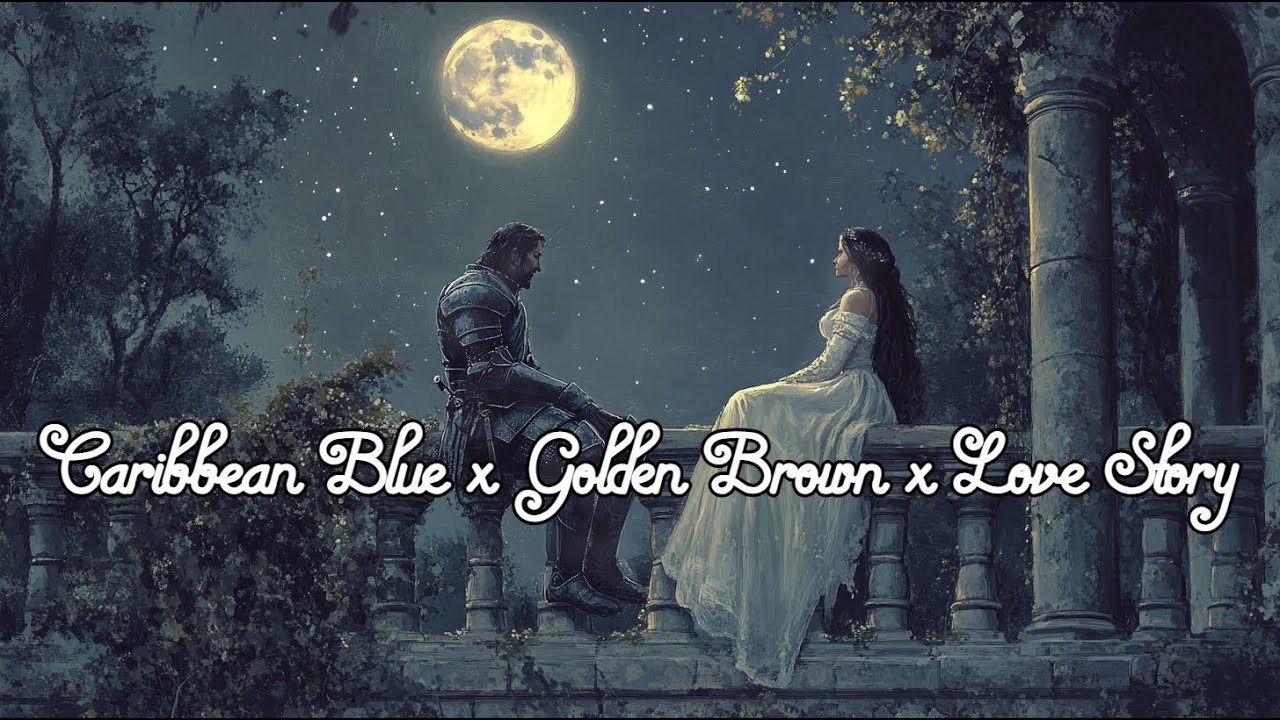 Caribbean Blue x Golden Brown x Love Story  (Slowed + Reverb to Perfection) 1Hour