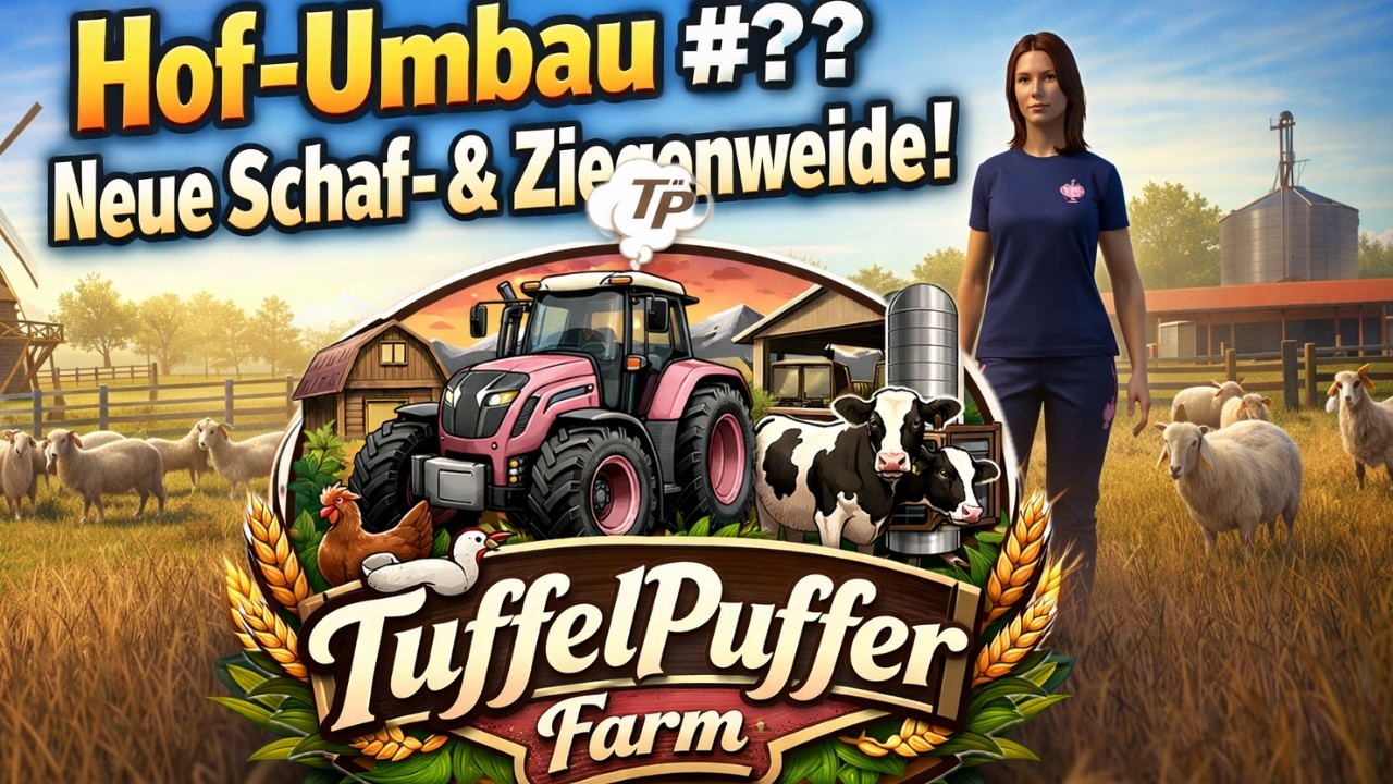 Mein Hof-Update: Neue Weide für Schafe und Ziegen & mehr! 🐄TuffelPuffer Farm🚜 |#LS25