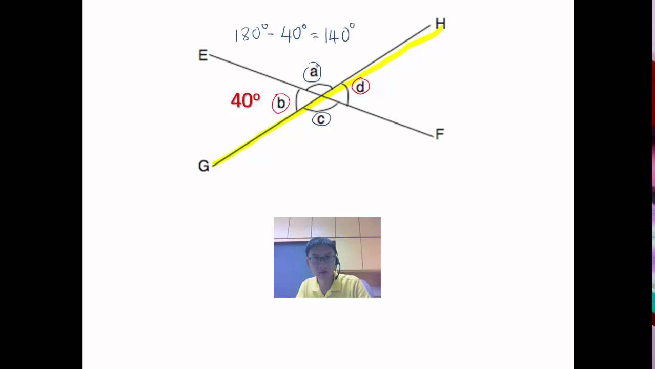 Proving Vertically Opposite Angles