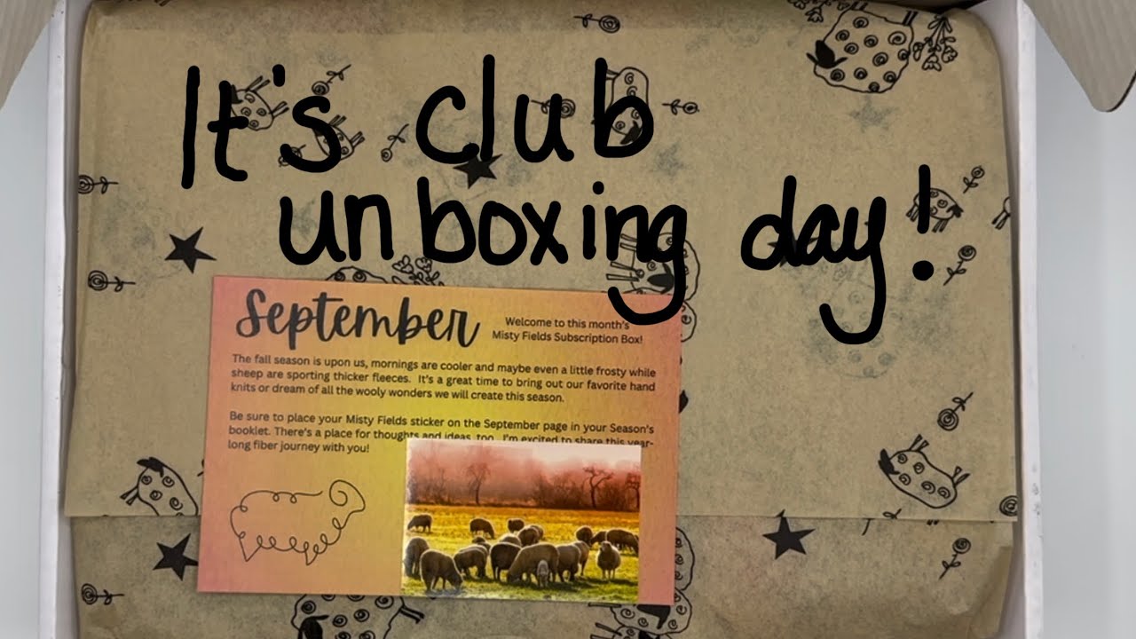 September Seasons Fiber Club Unboxing
