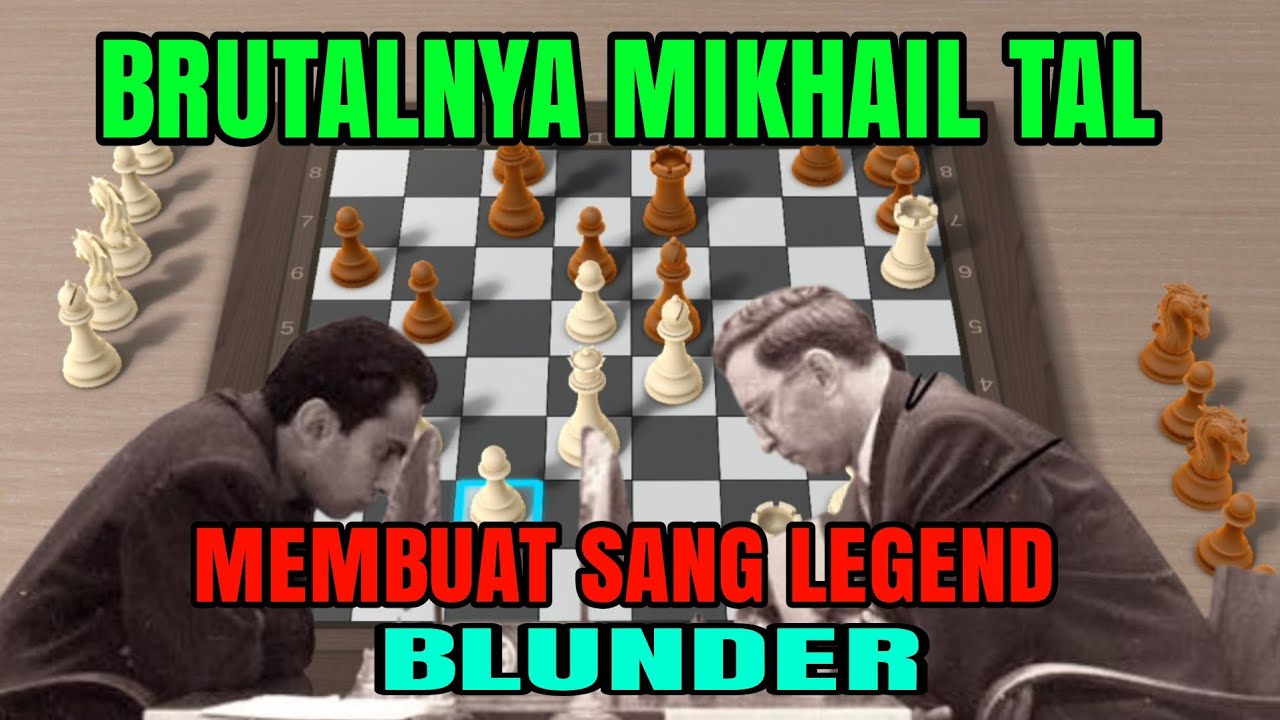 Mikhail tal kembali membuat kejutan di tuenamen! Tal vs smyslov 1958