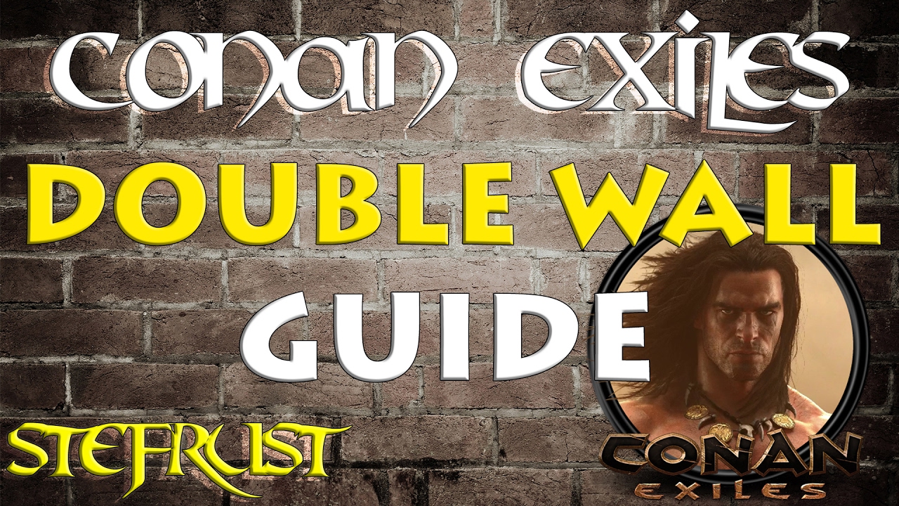How To Double Wall Like A Pro | Conan Exiles | Tutorial | Guide | New Method | Building Base Design