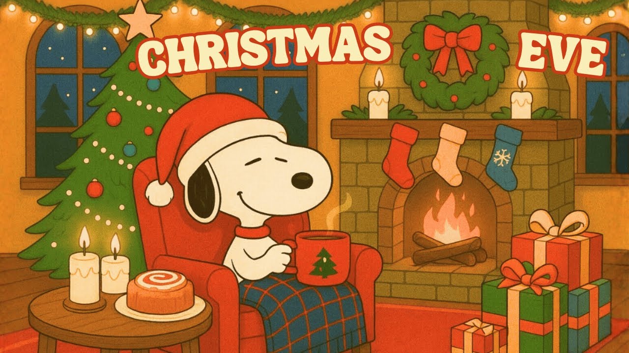Snoopy’s Christmas Eve 🎅 Cozy Lofi Beats for Winter 🔥Calm Lofi for Peaceful Holiday