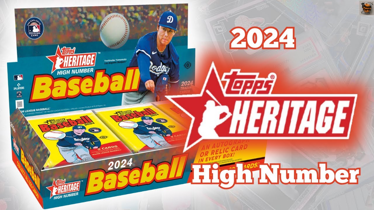 Набор коллекционных карточек Topps Heritage High Number Hobby Box 2024 года 🔥🚨 Сможет ли этот экз...
