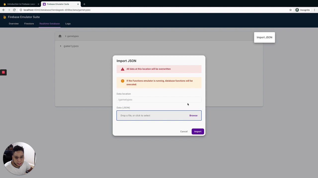 Firebase - Emulators UI