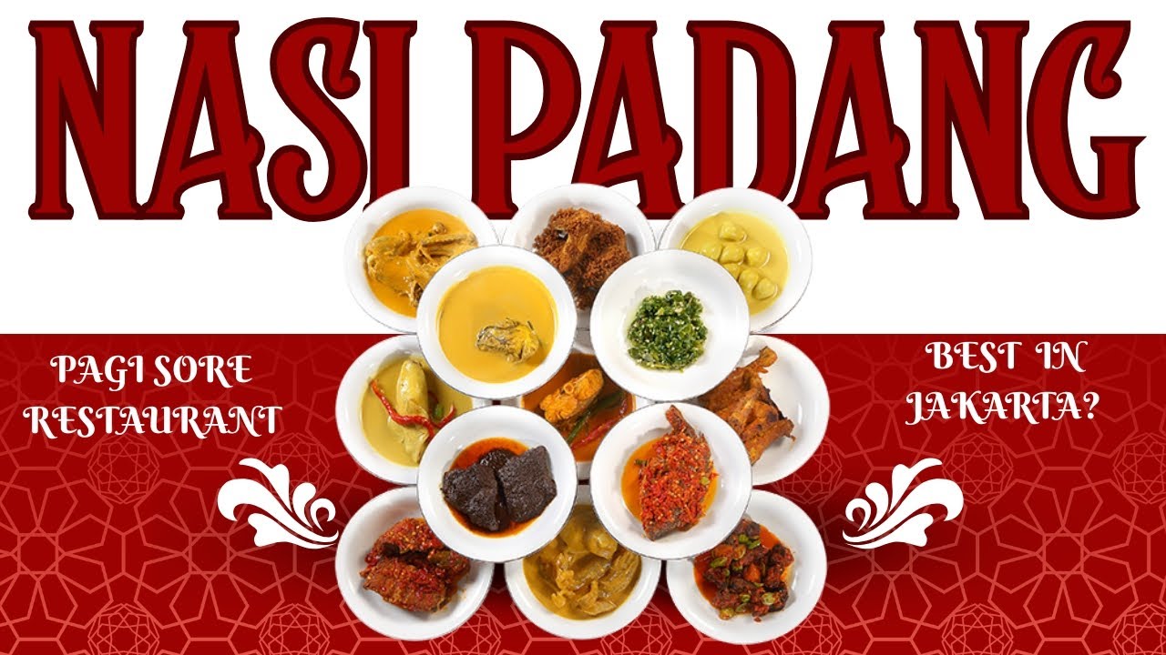 Jakarta's most FAMOUS Nasi Padang | BEST Nasi Padang in Jakarta Indonesia - Pagi Sore | MUST TRY !!