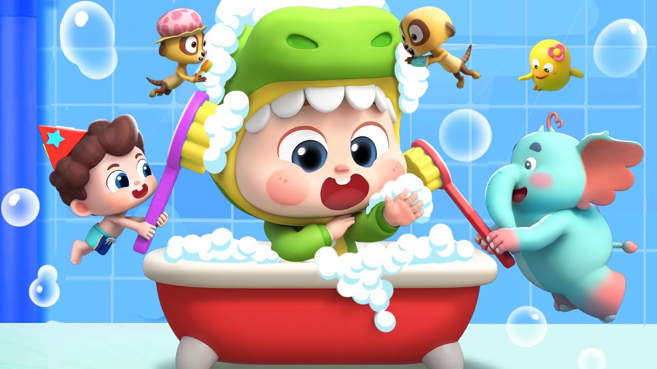 Lagu Mandi Berbusa 🛁| Lagu Mandi Menyenangkan | Kebiasaan Baik | Ayo! Neo | BabyBus Bahasa Indonesia