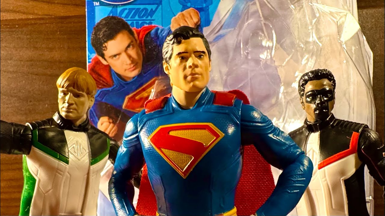 SUPERMAN 2025 SPINMASTER FIGURE REVIEW: Superman, Mr. Terrific, and Green Lantern 6” Basic Figures