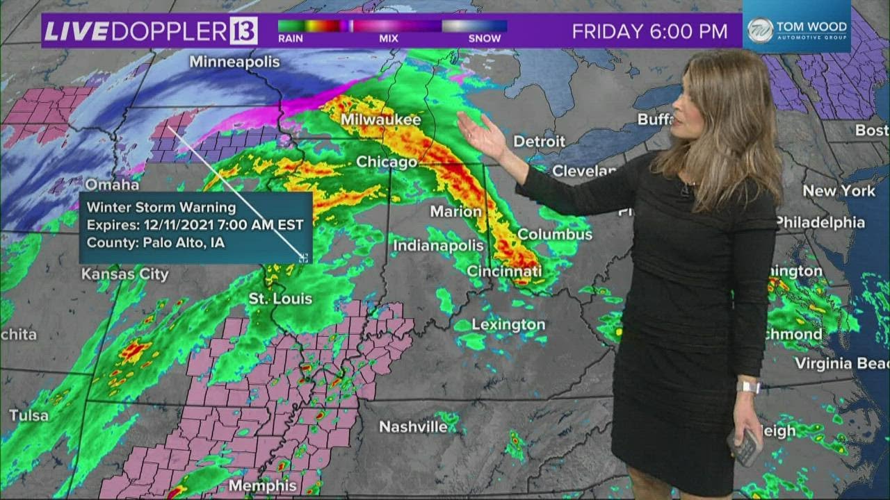 Stay Weather Aware: Severe storms approach Indiana - 6 p.m. update